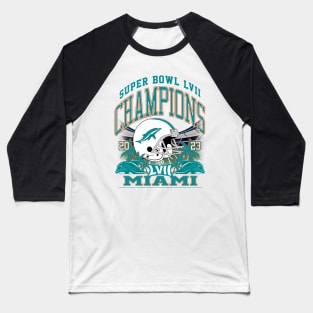 Miami Super Bowl Champions 2023 Baseball T-Shirt